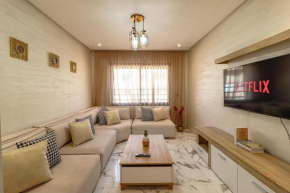 Entre Medina and Palmeraie, appartement 2 ch résidence avec piscine